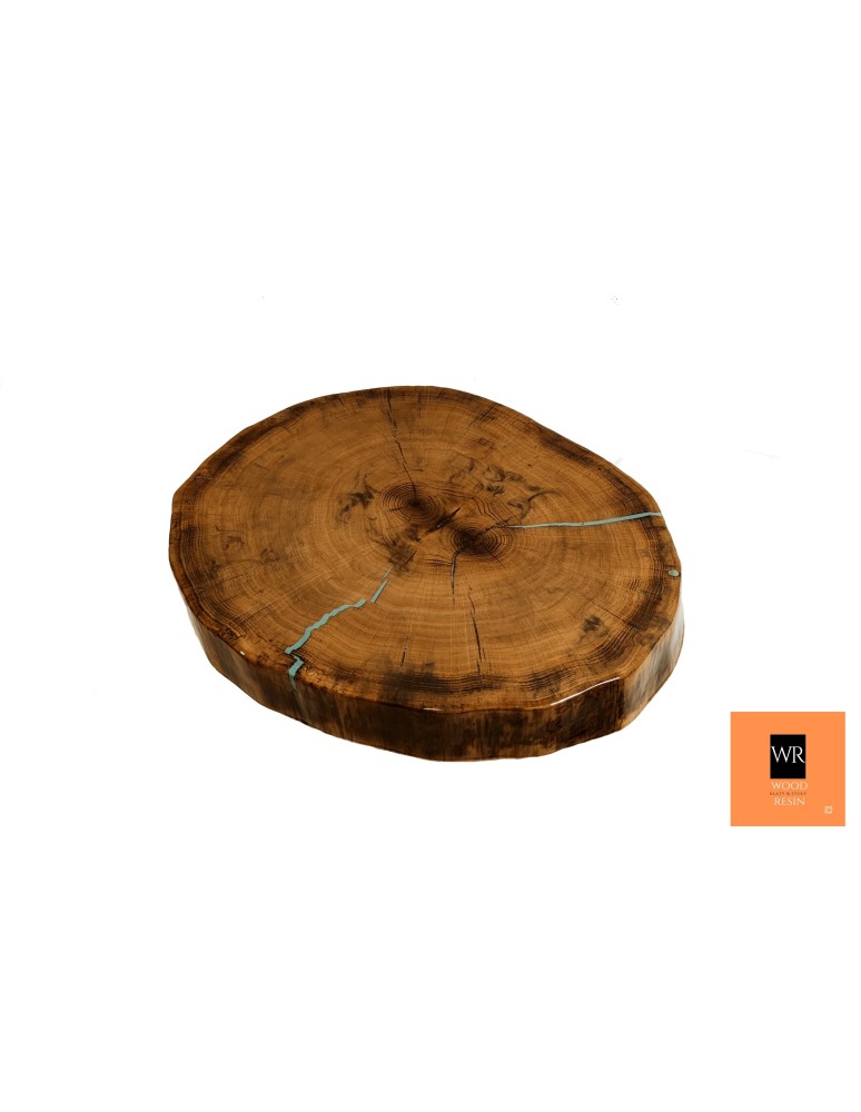 Plastry Drewna - Stół żywiczny Smoke and Owl Unikat 084634 - nogi 35 cm - product b2b.wamar.biz 5