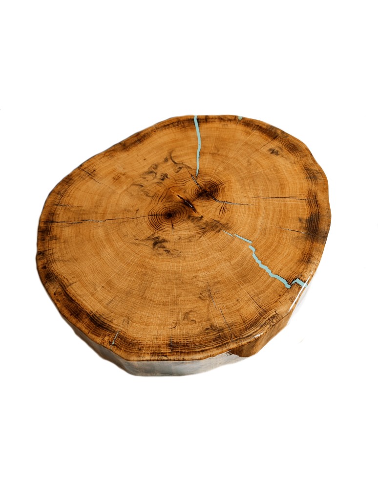 Plastry Drewna - Stół żywiczny Smoke and Owl Unikat 084634 - nogi 43 cm - produkt b2b.wamar.biz 3