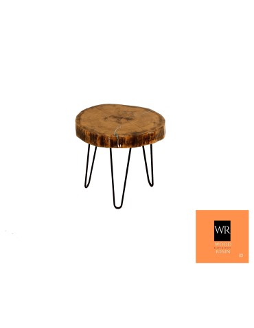 Stół żywiczny Smoke and Owl Unikat 084634 - nogi 43 cm - product 2