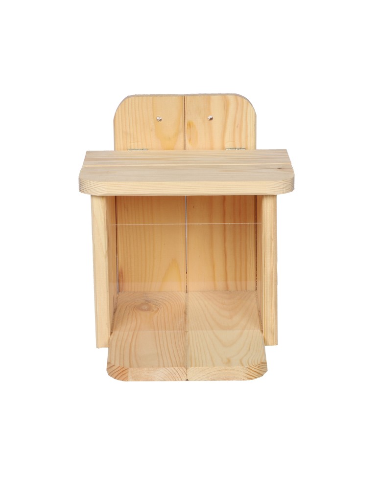 Karmniki i domki - Drewniany karmnik dla wiewiórek - Naturalny - product b2b.wamar.biz 2