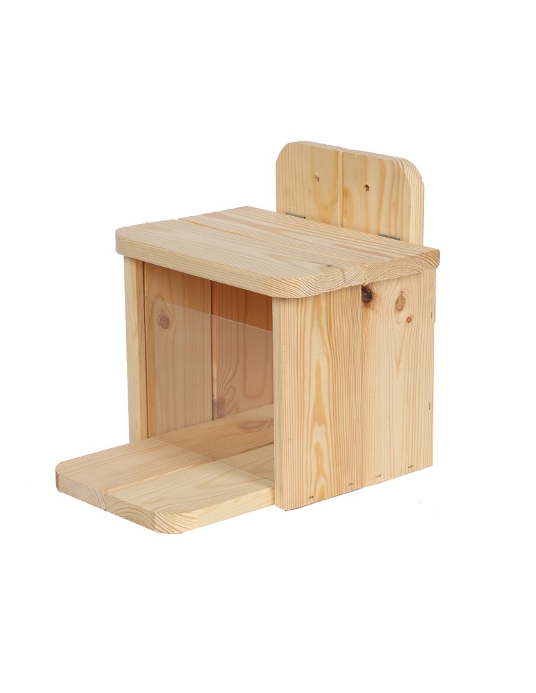 Karmniki i domki - Drewniany karmnik dla wiewiórek - Naturalny - product b2b.wamar.biz 4