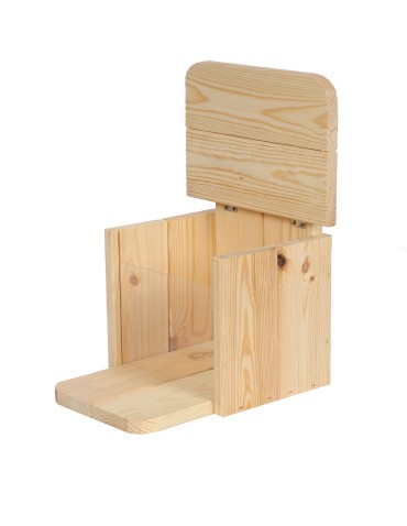 Karmniki i domki - Drewniany karmnik dla wiewiórek - Naturalny - product 5