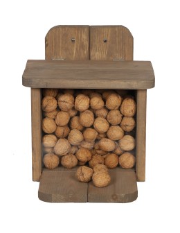 Drewniany karmnik dla wiewiórek - Brązowy - product 2