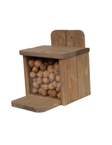 Karmniki i domki - Drewniany karmnik dla wiewiórek - Brązowy - product 3