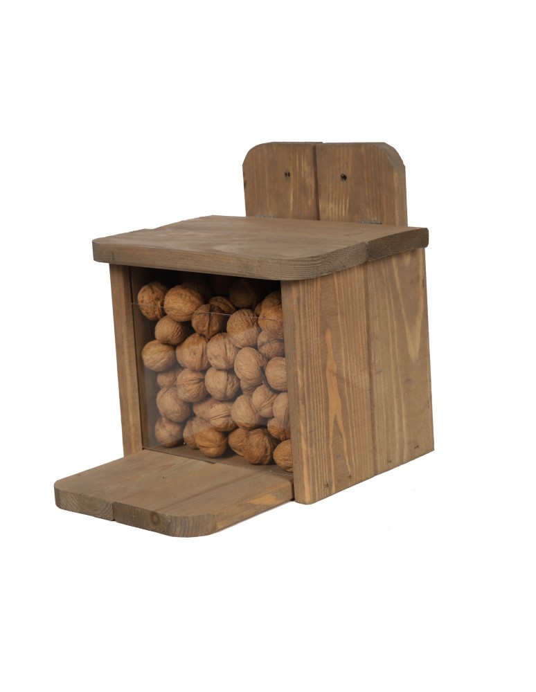Karmniki i domki - Drewniany karmnik dla wiewiórek - Brązowy - product b2b.wamar.biz 3