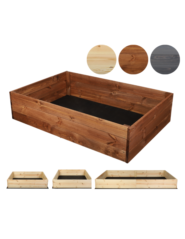 Grządki i Warzywniaki - Skrzynia na warzywa skrzynie na warzywniak inspekt donica grządka 27x120x80 - produkt b2b.wamar.biz 1