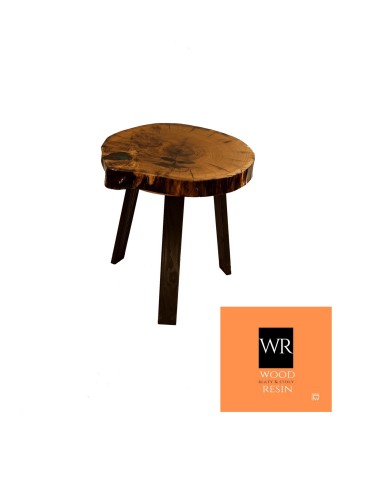 Stół żywiczny Heather Pearl Unikat 090305 - nogi 50 cm - produkt 2