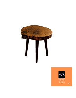 Stół żywiczny Heather Pearl Unikat 090305 - nogi 35 cm - product 2