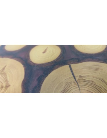 Plastry Drewna - Blat żywiczny Chocolate Plum Unikat 093946 - product 3