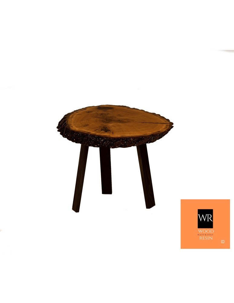 Plastry Drewna - Stół żywiczny Mr. Oak Unikat 111255 - nogi 40 cm - produkt b2b.wamar.biz 2