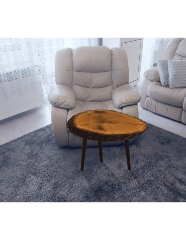 Plastry Drewna - Stół żywiczny Mr. Oak Unikat 111255 - nogi 35 cm - product 3