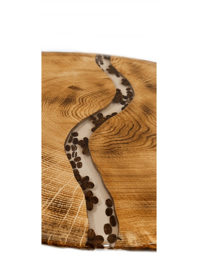 Plastry Drewna - Stół żywiczny Coffee Stream Unikat 112415 - nogi 40 cm - produkt b2b.wamar.biz 7