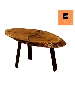 Stół żywiczny Coffee Stream Unikat 112415 - nogi 40 cm - product 2