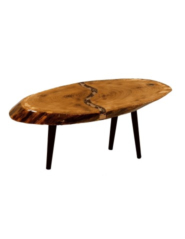 Stół żywiczny Coffee Stream Unikat 112415 - nogi 35 cm