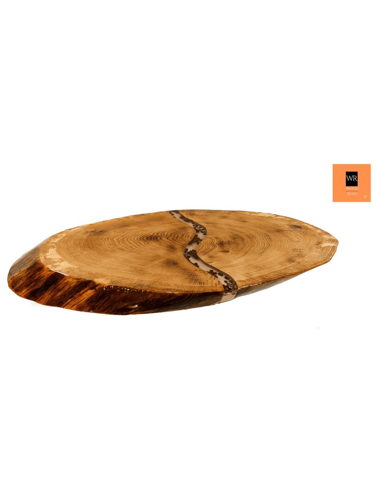 Plastry Drewna - Stół żywiczny Coffee Stream Unikat 112415 - nogi 43 cm - product b2b.wamar.biz 4