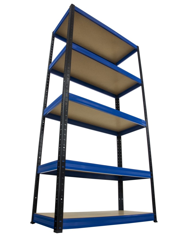 Regały - Regał Helios 180x75x50 cm 5 półek/275kg Biało-Biały - product b2b.wamar.biz 39