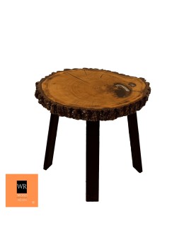 Stół żywiczny Smoking Craters Unikat 113443 - nogi 50 cm