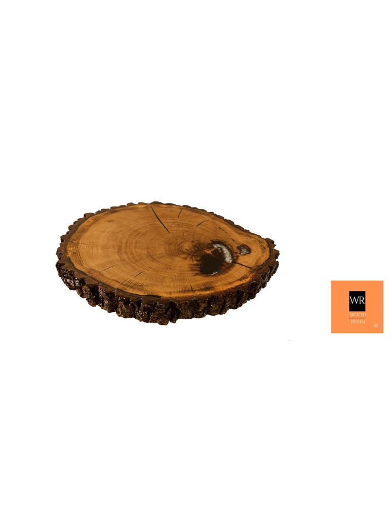 Plastry Drewna - Stół żywiczny Smoking Craters Unikat 113443 - nogi 35 cm - produkt b2b.wamar.biz 3