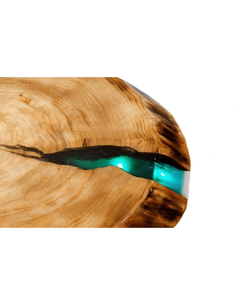 Plastry Drewna - Stół żywiczny Sea Lion Unikat 113931 - nogi 40 cm - produkt b2b.wamar.biz 3