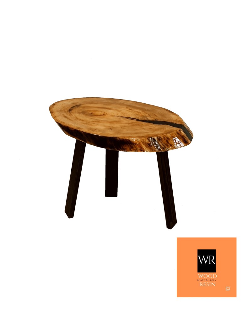 Plastry Drewna - Stół żywiczny Sea Lion Unikat 113931 - nogi 50 cm - product b2b.wamar.biz 1