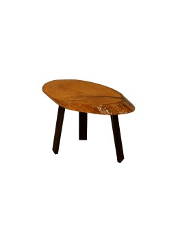 Stół żywiczny Pearl Fisherman Unikat 120449 - nogi 50 cm