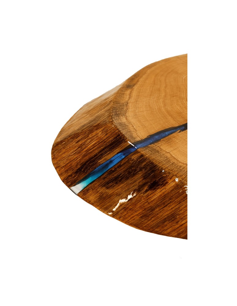 Plastry Drewna - Stół żywiczny Pearl Fisherman Unikat 120449 - nogi 35 cm - produkt b2b.wamar.biz 6