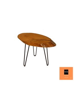 Stół żywiczny Pearl Fisherman Unikat 120449 - nogi 43 cm - product 2