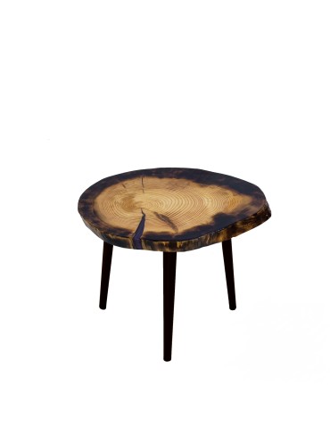 Stół żywiczny Amethyst Pearl Unikat 125253 - nogi 35 cm