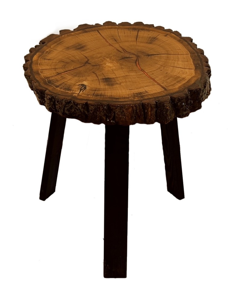 Plastry Drewna - Stół żywiczny An Oak Fantasy Unikat 130013 - nogi 40 cm - product b2b.wamar.biz 1