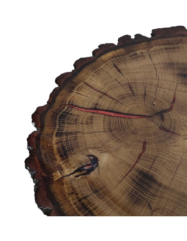 Plastry Drewna - Stół żywiczny An Oak Fantasy Unikat 130013 - nogi 50 cm - product 5