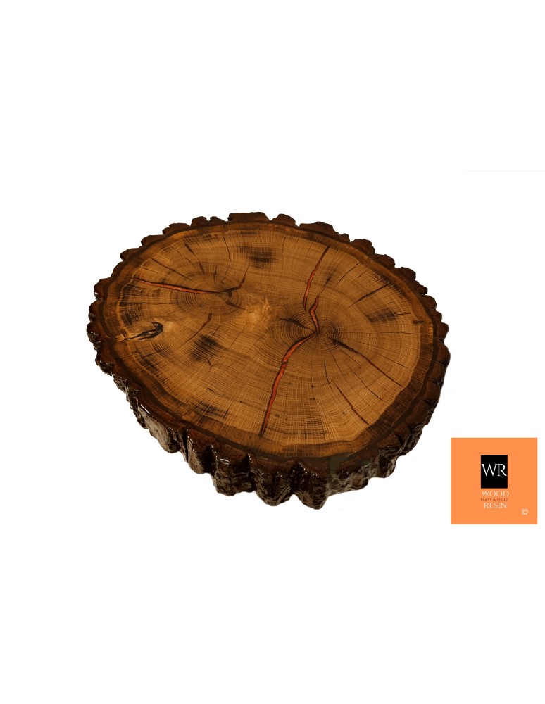 Plastry Drewna - Stół żywiczny An Oak Fantasy Unikat 130013 - nogi 35 cm - produkt b2b.wamar.biz 4