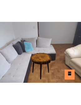 Stół żywiczny An Oak Fantasy Unikat 130013 - nogi 35 cm - product 2