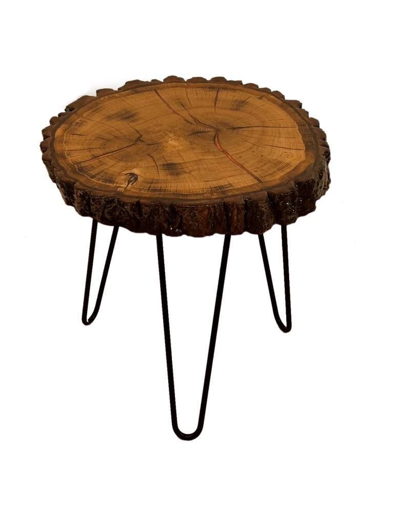 Plastry Drewna - Stół żywiczny An Oak Fantasy Unikat 130013 - nogi 43 cm - product b2b.wamar.biz 1