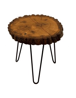 Stół żywiczny An Oak Fantasy Unikat 130013 - nogi 43 cm