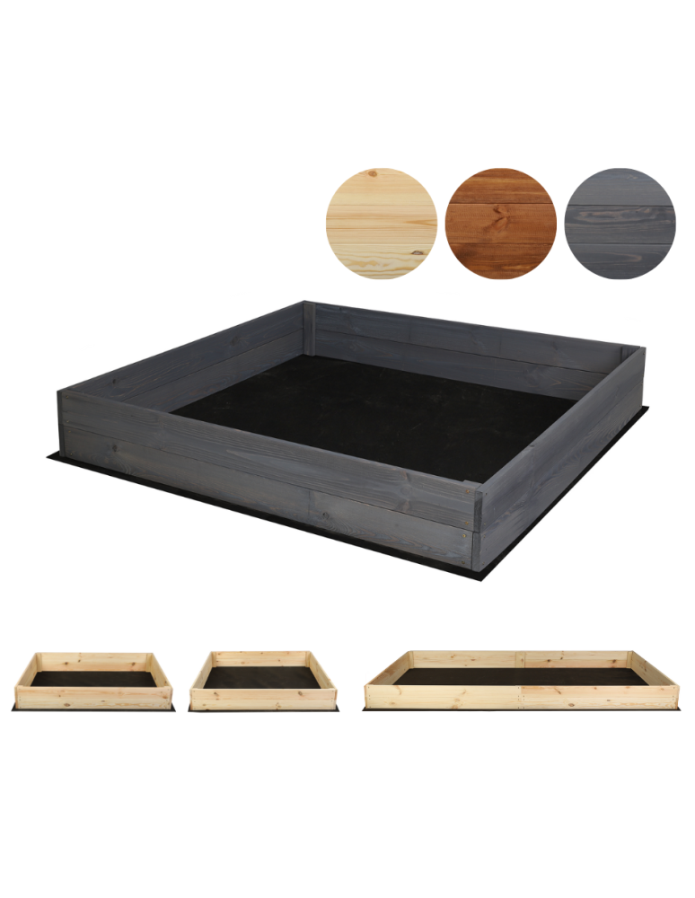 Grządki i Warzywniaki - Skrzynia ogrodowa ZP06 /18x103x100 cm/ Szara - product b2b.wamar.biz 1