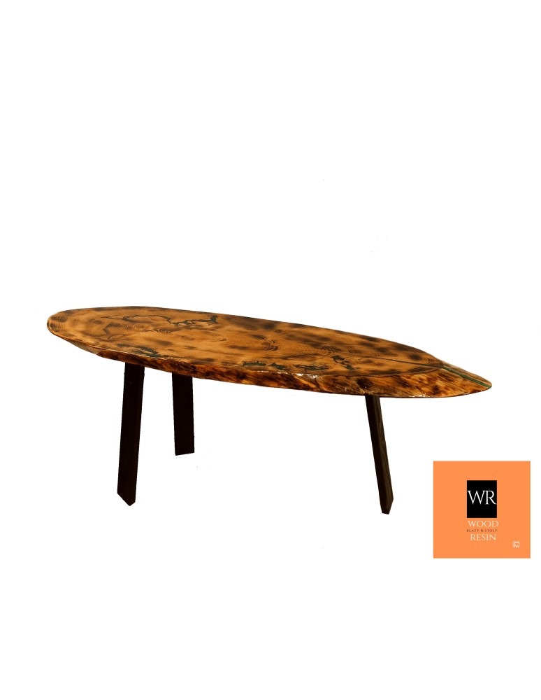 Plastry Drewna - Stół żywiczny African Savannah! Unikat 131045 - nogi 40 cm - product b2b.wamar.biz 2