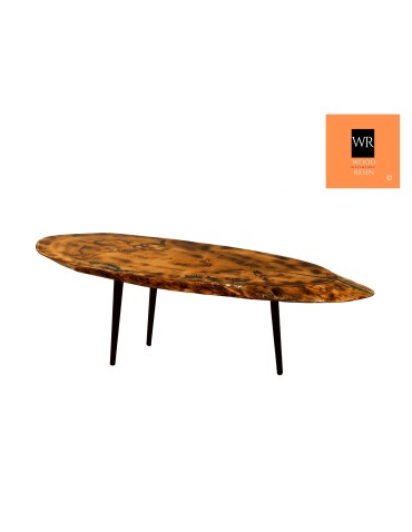 Stół żywiczny African Savannah! Unikat 131045 - nogi 35 cm - produkt 2