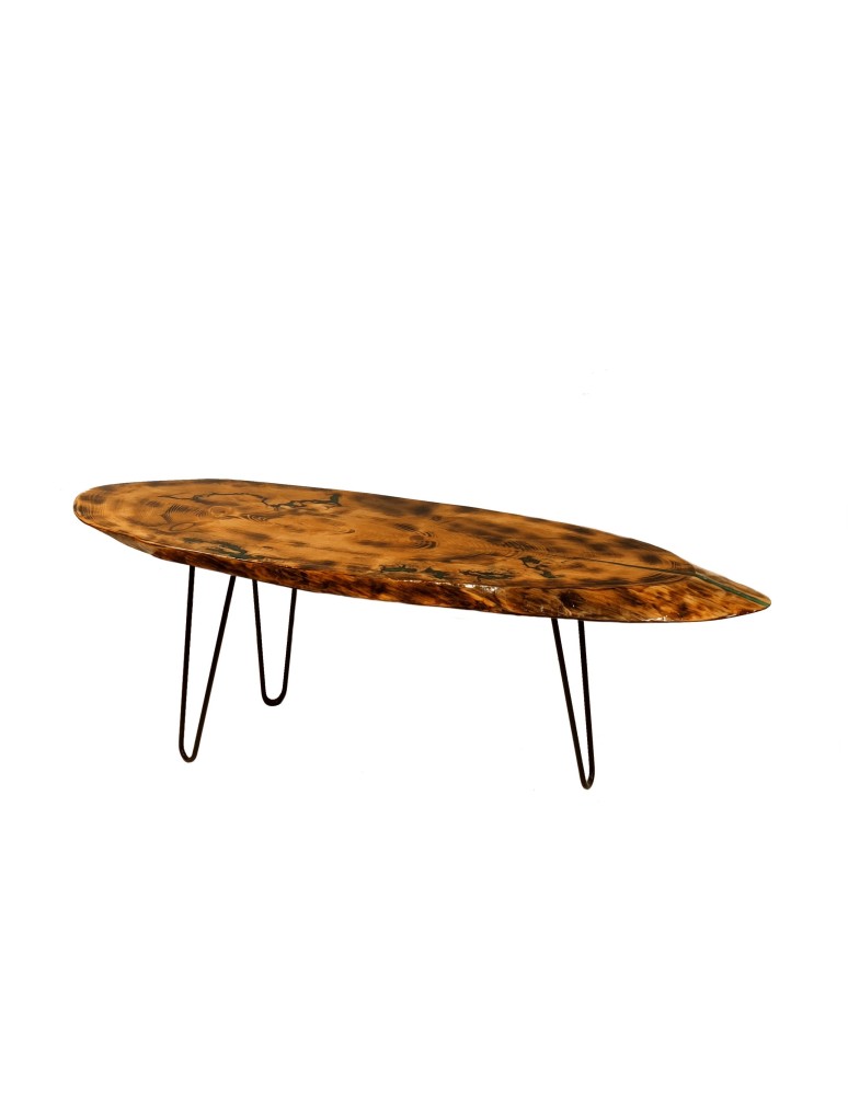 Plastry Drewna - Stół żywiczny African Savannah! Unikat 131045 - nogi 43 cm - product b2b.wamar.biz 1