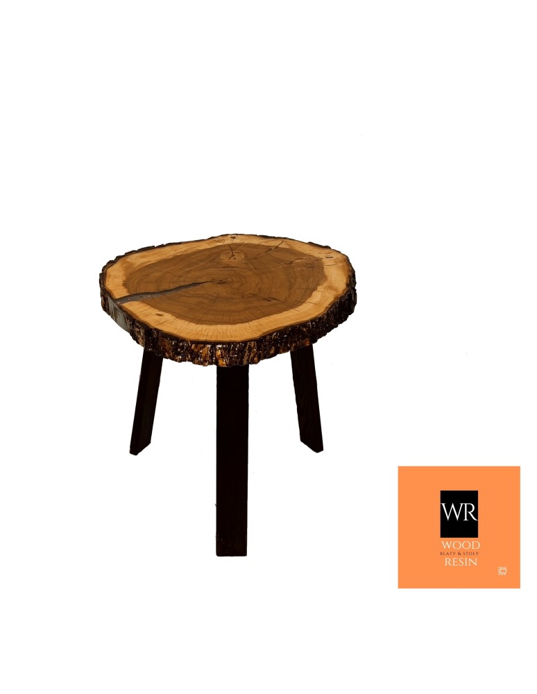 Plastry Drewna - Stół żywiczny Ash Story Unikat 141402 - nogi 40 cm - product b2b.wamar.biz 2