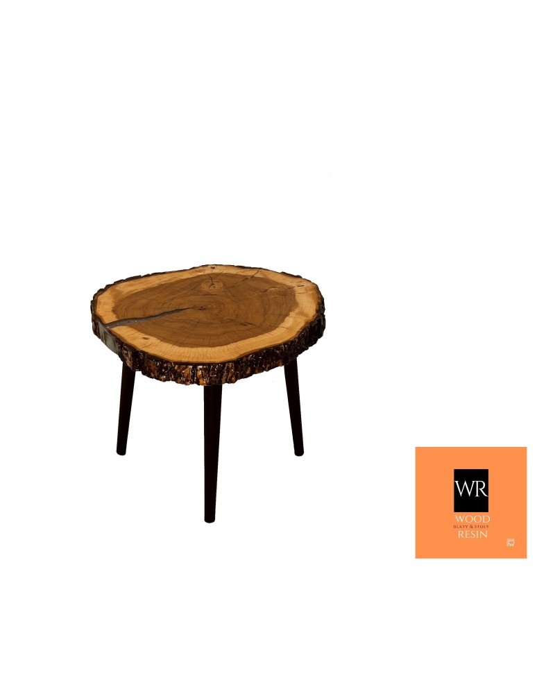 Plastry Drewna - Stół żywiczny Ash Story Unikat 141402 - nogi 35 cm - produkt b2b.wamar.biz 2