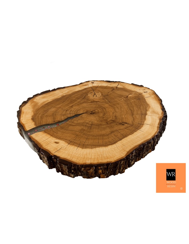 Plastry Drewna - Stół żywiczny Ash Story Unikat 141402 - nogi 43 cm - product b2b.wamar.biz 4