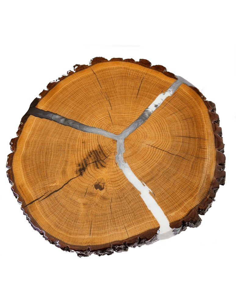 Plastry Drewna - Stół żywiczny Three Armed Sign Unikat 142237 - nogi 40 cm - produkt b2b.wamar.biz 5