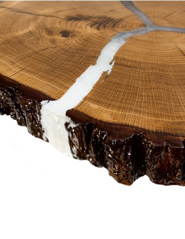 Plastry Drewna - Stół żywiczny Three Armed Sign Unikat 142237 - nogi 50 cm - product 6