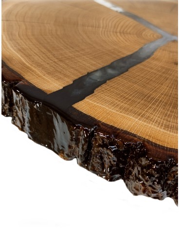 Plastry Drewna - Stół żywiczny Three Armed Sign Unikat 142237 - nogi 50 cm - product 8