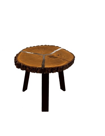 Stół żywiczny Three Armed Sign Unikat 142237 - nogi 50 cm