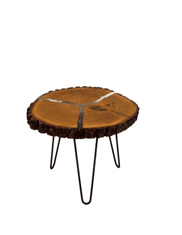 Stół żywiczny Three Armed Sign Unikat 142237 - nogi 43 cm