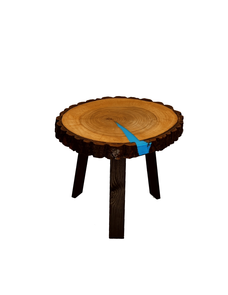 Plastry Drewna - Stół żywiczny Greek Canyon Unikat 151520 - nogi 40 cm - product b2b.wamar.biz 1