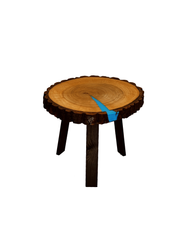 Stół żywiczny Greek Canyon Unikat 151520 - nogi 50 cm