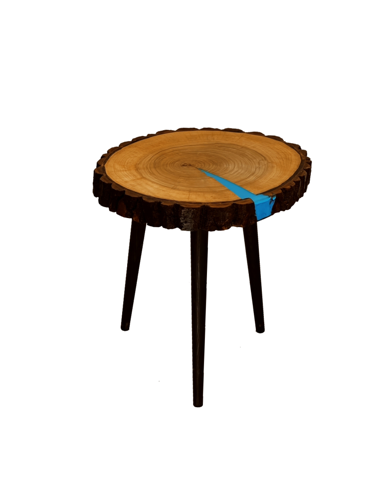 Plastry Drewna - Stół żywiczny Greek Canyon Unikat 151520 - nogi 35 cm - product b2b.wamar.biz 1