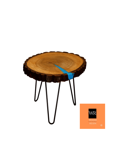 Stół żywiczny Greek Canyon Unikat 151520 - nogi 43 cm - produkt 2